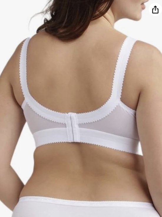 Playtex - BH sans armatures - Wit - 'Cœur Croisé Classique' - 80-95C