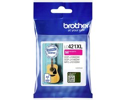 Brother LC-421XLM - Originele Cartridge - Hoge capaciteit - Magenta