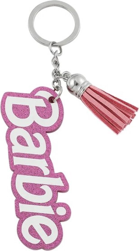 Barbie sleutelhanger - Feest - Roze - Meisjes - Uitdelen - Prinses - Glitter