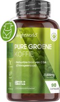 WeightWorld Groene Koffie capsules - 90 green coffee capsules ter ondersteuning van je fitnessdoelen - Natuurlijke ingrediënten