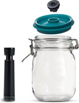 Kilner® 1,5 liter Weckpot met Airtender vacuümdeksel - starterset - tijdelijk met GRATIS pomp