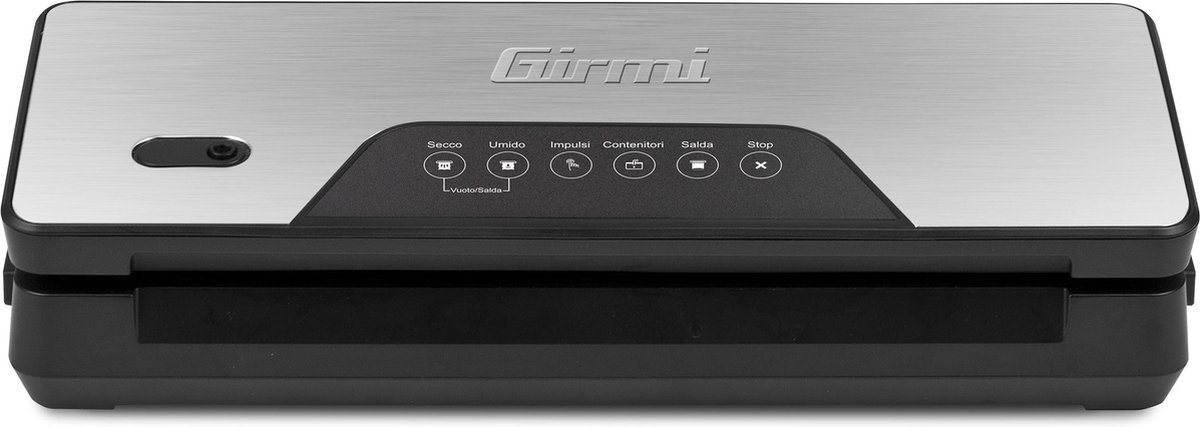 Girmi VT7500 vacuum sealer 750 mbar Zwart, Roestvrijstaal