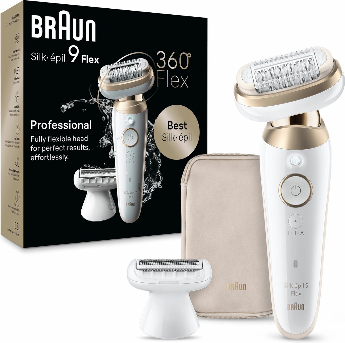 BRAUN SES9-041 3D Epilator Wit
