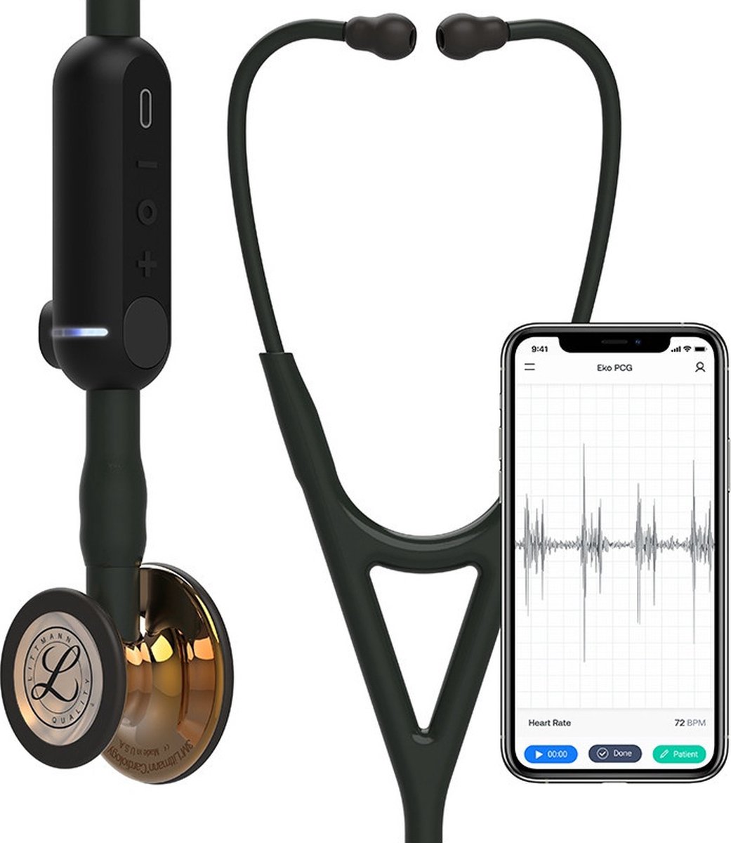 Goedkoopste Littmann stethoscoop CORE Digital Zwart / Koper 3M