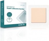 Kliniderm Foam Silicone schuimverband met Border 15x15cm Klinion