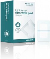 Klinion Kliniderm Film met Pad wondpleister steriel 10x20cm Klinion