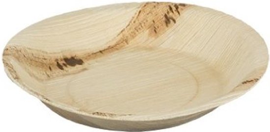 BIO Palmblad borden vierkant 15x15cm (krimp BIO Palmblad borden vierkant 15x15cm (krimp