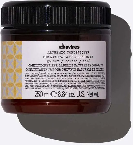 Davines ALCHEMIC Conditioner Golden Conditioner voor ieder haartype bol