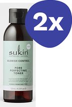 Tonique perfectionnant les pores Sukin Blemish Control (2x 125 ml)