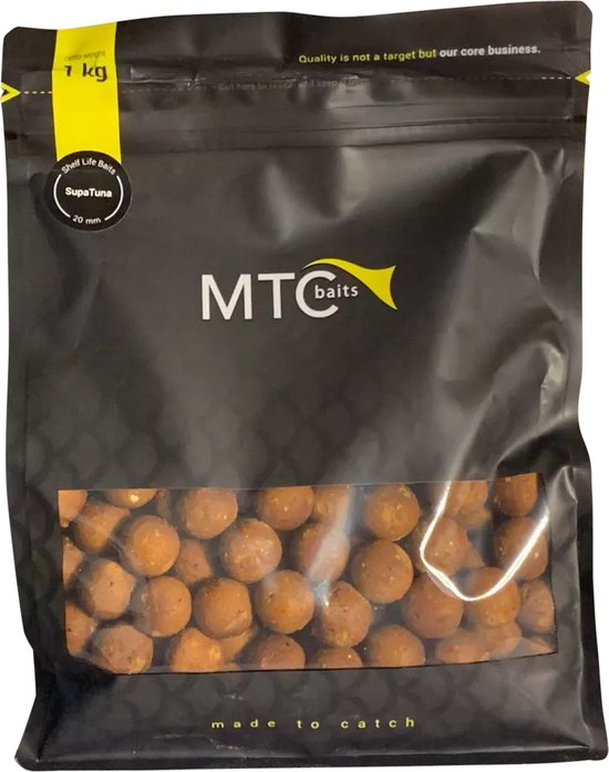 MTC Strawberry Big Fish Bollie - 5kg - 16 mm - Aardbeiensmaak - Boilies - Karpervissen - Kaperaas — afbeelding 3