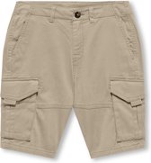 ONLY KOBMAXWELL CARGO SHORT PNT NOOS Jongens Broek - White Pepper - Maat 170