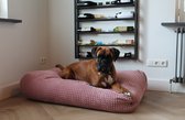 Dog's Companion - Hondenkussen / Hondenbed little square soft pink - M - 90x70cm
