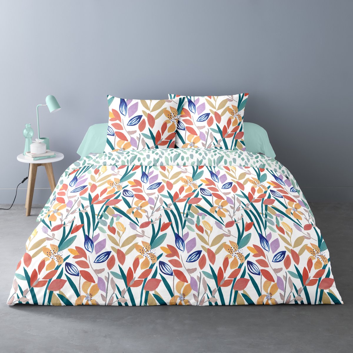 Luxe Katoen Percale Dekbedovertrek - Lits-Jumeaux 240x220cm - AILAHT