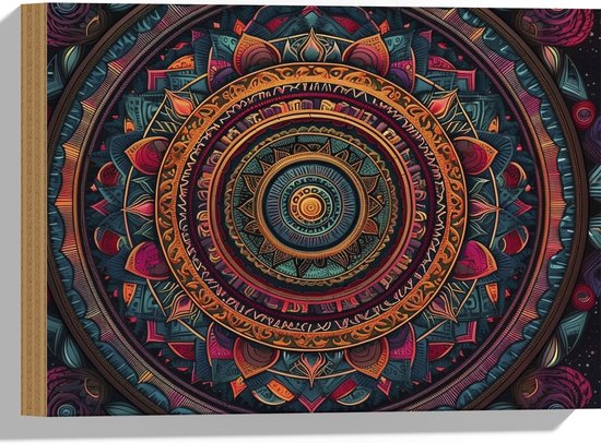 Lion Brand Garen Mandala dik en snel veelkleurig volumineus