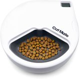 Cat Mate C300 automatische voerbak voor huisdieren met digitale timer - 3 x 330G maaltijdbakken - voor katten en kleine honden - wit
