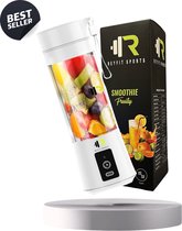 ReyFit Sports Draagbare Blender – Blender To Go– Portable Blender - Smoothie maker - Protein Shaker - Draadloos - Wit - White