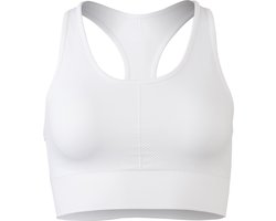 AGU Seamless Summerday - Sport BH - Dames - Naadloos - Lichtgewicht - Ademend - Wit - S/M