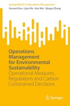SpringerBriefs in Operations Management - Operations Management for Environmental Sustainability