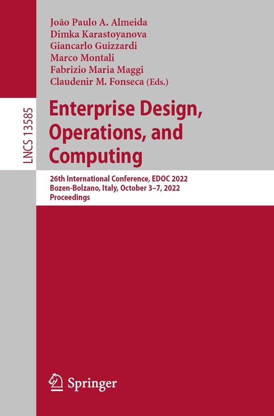 Springer Nature Proceedings Computer Science - Enterprise De ... - cover