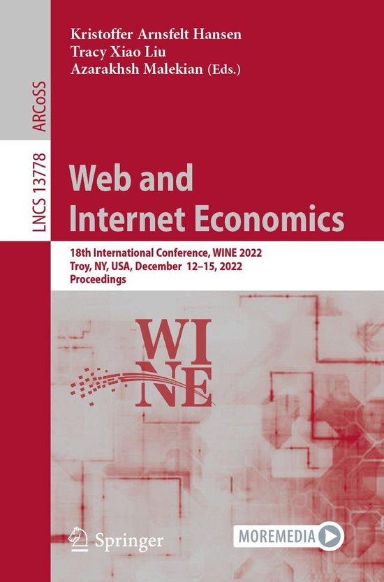 Springer Nature Proceedings Computer Science - Web and Inter ... - cover