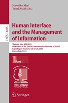 Lecture Notes in Computer Science 14015 - Human Interface and the Management of Information