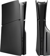 GoudenGracht PS5 Slim Disc Faceplate - PS5 Slim Cover - PS5 Slim Skin - PS5 Accessoires - PlayStation 5 Faceplate - Disc versie - Zwart