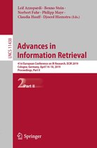 Lecture Notes in Computer Science 11438 - Advances in Information Retrieval