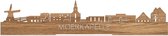 Standing Skyline Moerkapelle Eikenhout - 40 cm - Woon decoratie om neer te zetten en om op te hangen - Meer steden beschikbaar - Cadeau voor hem - Cadeau voor haar - Jubileum - Verjaardag - Housewarming - Aandenken aan stad - WoodWideCities