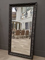 Miroir Antonio Napoli Antique Black Dimensions extérieur 125x225cm