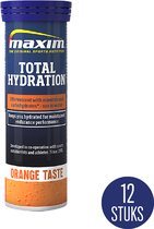 Maxim Total Hydraterende Drank 12 Eenheden Oranje Tabletten Doos Oranje