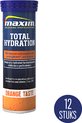 Maxim Total Hydraterende Drank 12 x 10 Oranje Tabletten Doos Orange