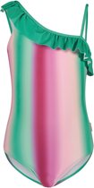 B. Nosy Y402-5025 Meisjes Badpak - Blurry mermaid stripe - Maat 134-140