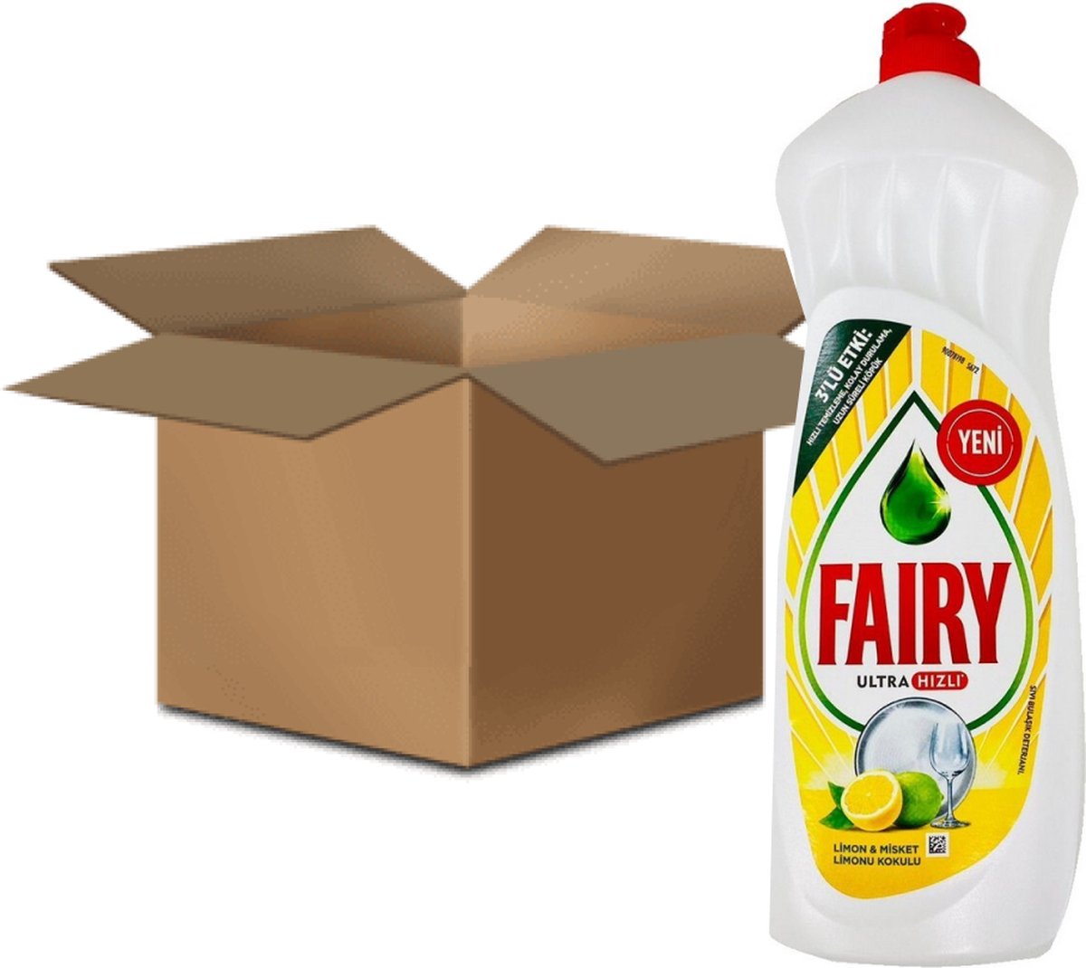 Goedkoopste Fairy - Citroen- Vloeibaar Afwasmiddel - 20x650 ml