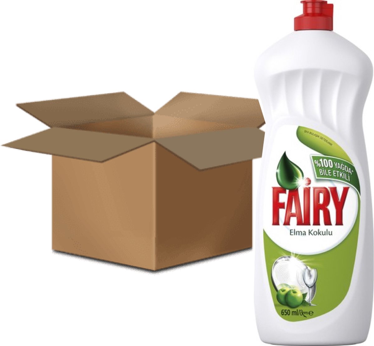 Goedkoopste Fairy - Appel- Vloeibaar Afwasmiddel - 20x650 ml