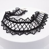 Stoffen Choker - Emo of Gothic Ketting voor Dames - Pax Amare