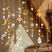 7 stuks zonnevangers, kristallen, regenboog, kristallen hangers, zonnevanger, raamdecoratie, hangend kristal voor ramen, huis, tuin, feest, bruiloft