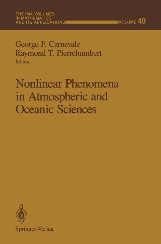 Nonlinear Phenomena in Atmospheric and Oceanic Sciences - cover