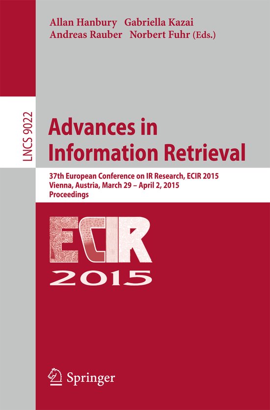 Lecture Notes in Computer Science9022- Advances in Informati ... - cover