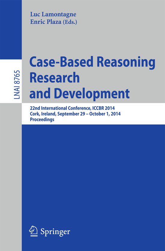 Case Based Reasoning Research and Development - cover