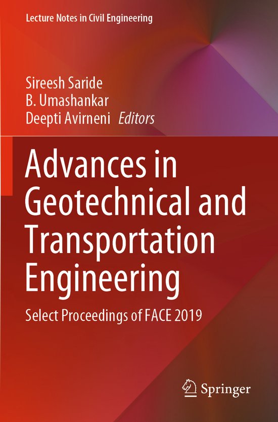 Advances in Geotechnical and Transportation Engineering | 9789811536649 ...