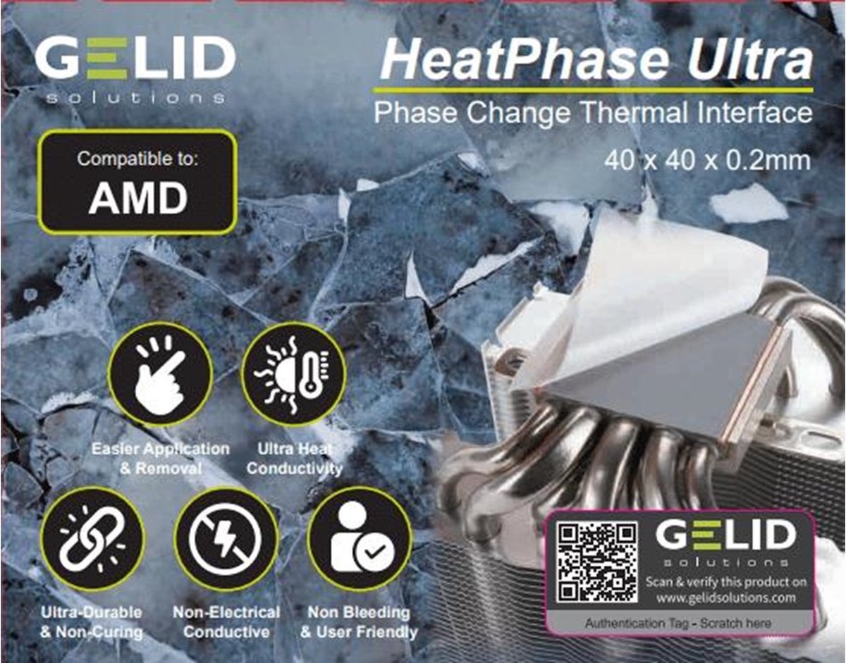 Gelid Solutions Heatphase Ultrapad AMD