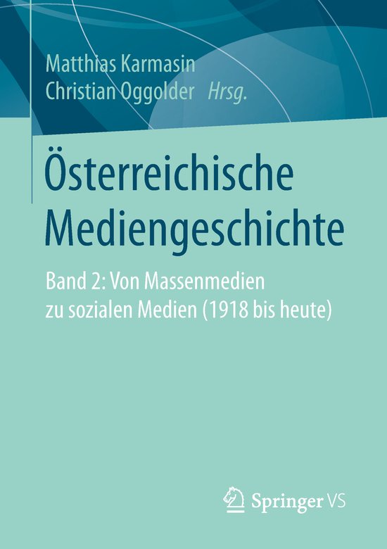 Österreichische Mediengeschichte - cover