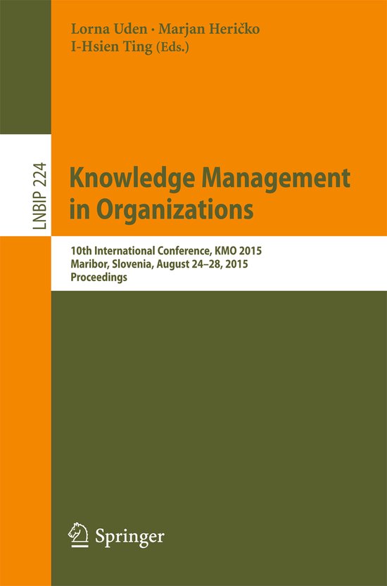 Knowledge Management in Organizations - cover