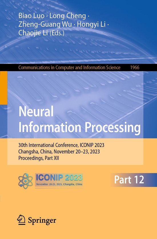 Springer Nature Proceedings Computer Science 12 - Neural Inf ... - cover