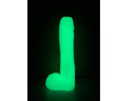 Shots - S-Line Glow in the Dark Penis Zeep met ballen green