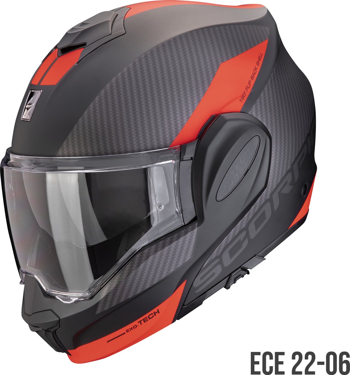 Scorpion EXO-TECH EVO TEAM - Mat Zwart/Zilver/Rood