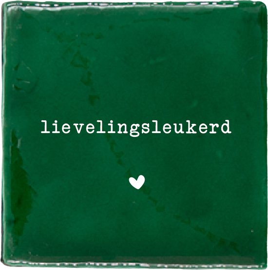 Label2X - Tuile - Cutie préférée - Avec autocollant - Cobre avec blanc - Tuiles de sorts - Tuiles avec Plaques avec citation - Sorts - Tuiles de sagesse - Tuiles de sagesse - carrelages avec dictons - Tuiles de sorts