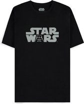 Star Wars - Grijs Logo T-shirt Zwart -S