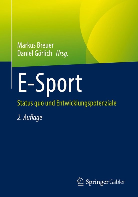 Business and Economics (German Language) - E-Sport - cover