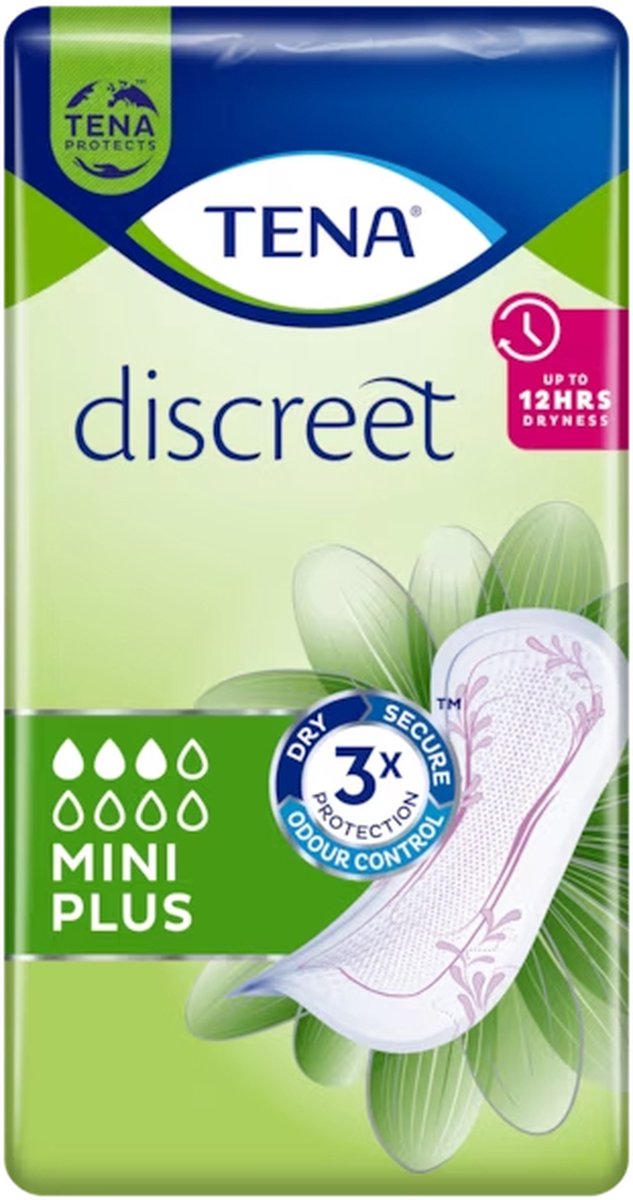 Goedkoopste Tena Discreet Mini Plus - 12 pakken van 20 stuks